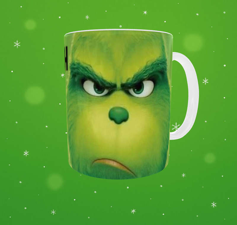 Grinch Mug - Dont Touch My Mug! Funny Christmas Gift  11oz Ceramic Mug