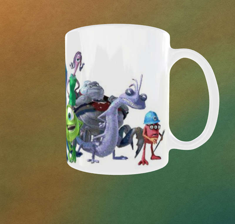 Monsters Inc Operations Team Mug  11oz Ceramic Full Character Lineup