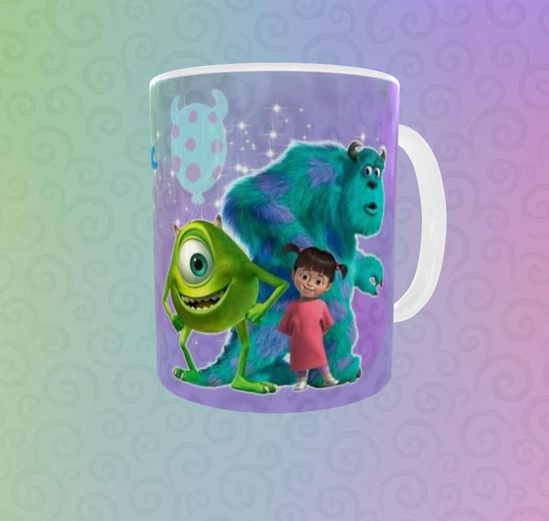  Monsters Inc Magical Mug  Boo, Sulley, Mike & Randall  11oz Ceramic