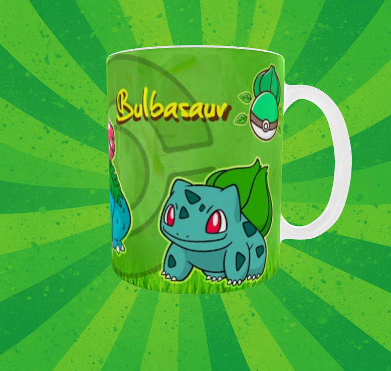 Pokémon GO Bulbasaur Evolution Mug  Ivysaur, Venusaur, Bulbasaur  Gift for Pokémon Fans