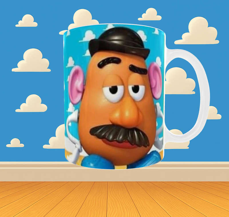 Toy Story Mr. Potato Head Mug  Funny Don't Touch My Mug! Design  11oz Ceramic