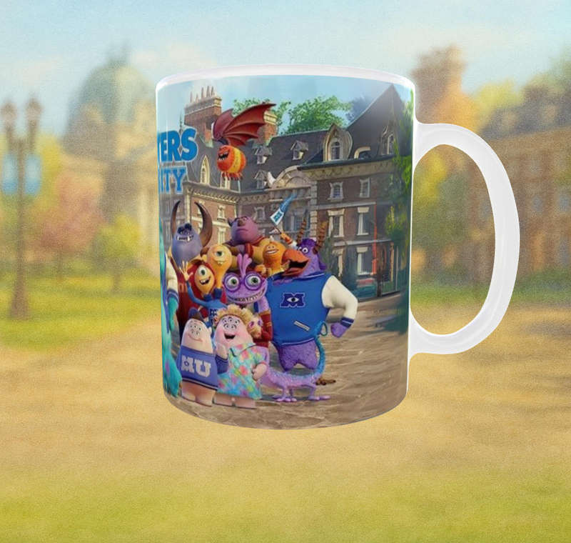  Monsters University Campus Mug  11oz Ceramic Full Character Wrap