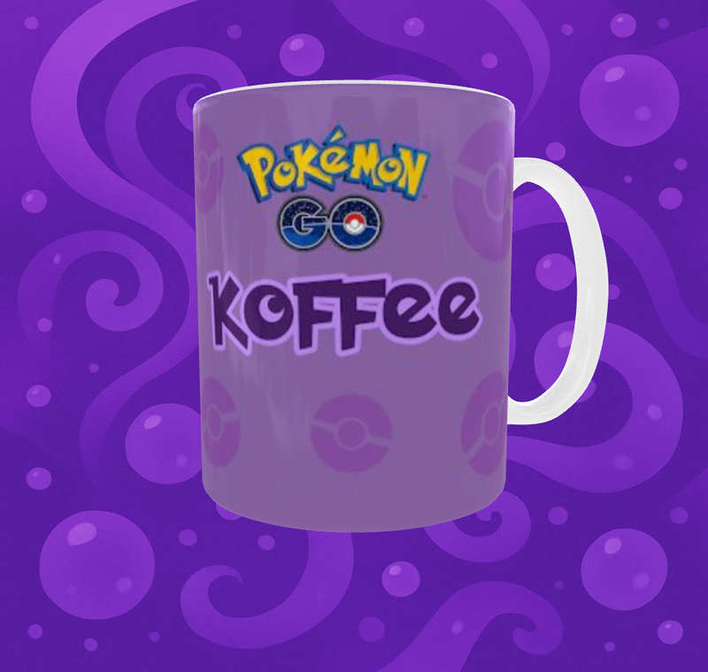 Koffing Pokémon Go Mug  Bold Purple Face Design | 11oz Sublimation Mug by Mojo Prints