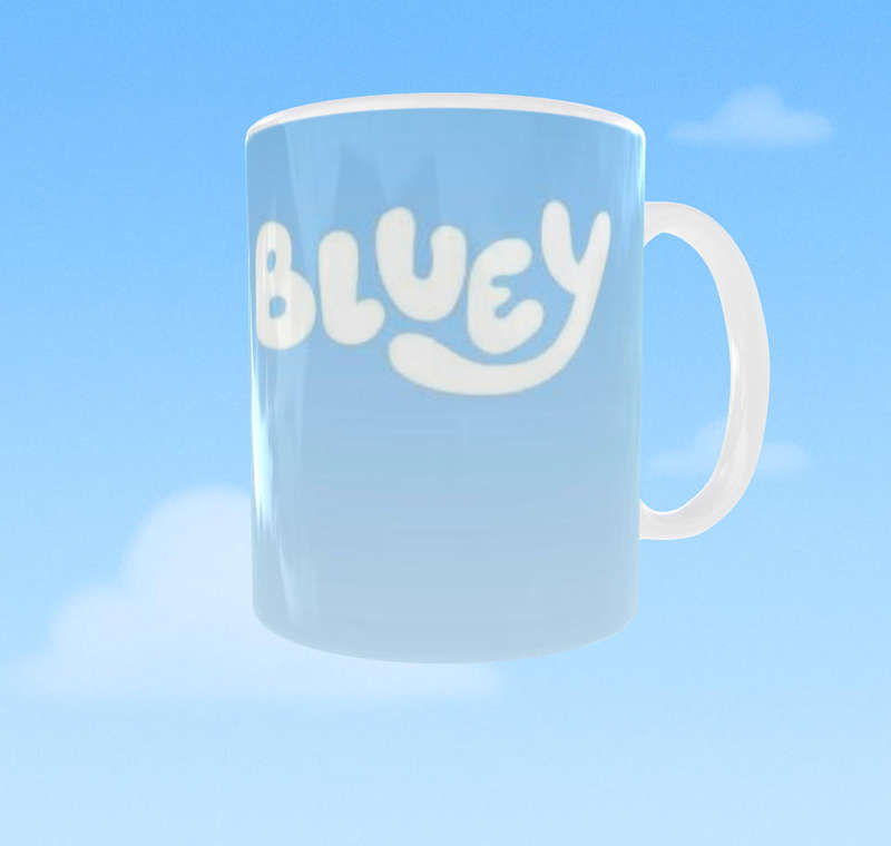Bluey Character Mug  Fun Cartoon Cup for Kids & Fans | 11oz Ceramic Gift
