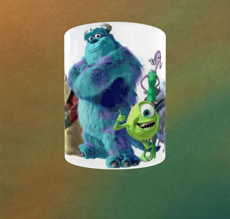 Monsters Inc Operations Team Mug  11oz Ceramic Full Character Lineup
