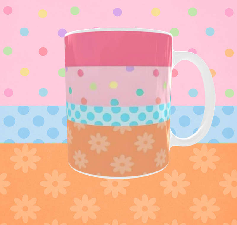 Bluey & Bingo Rainbow Mug  11oz Kids Cartoon Coffee Cup  Cute Bluey Gift Idea