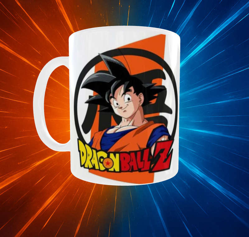 Dragon Ball Z Goku Evolution Mug  Anime Coffee Cup for DBZ Fans