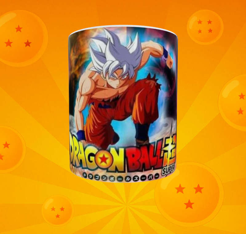 Dragon Ball Super Goku Mug  Ultra Instinct Anime Coffee Cup | Mojo Prints
