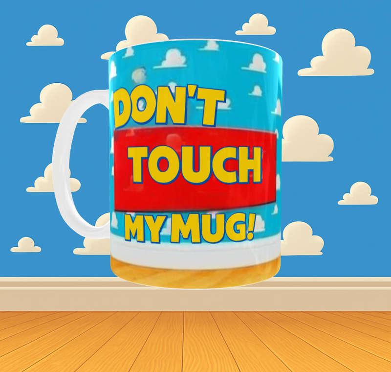 Toy Story Mr. Potato Head Mug  Funny Don't Touch My Mug! Design  11oz Ceramic