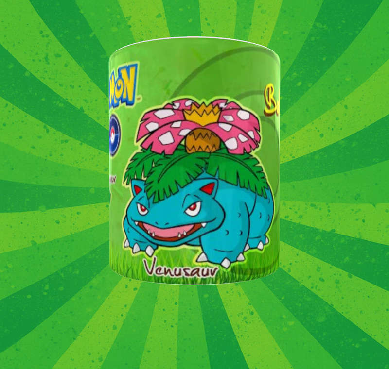 Pokémon GO Bulbasaur Evolution Mug  Ivysaur, Venusaur, Bulbasaur  Gift for Pokémon Fans