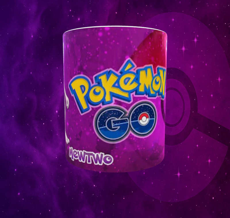 Mewtwo & Mew Pokémon GO Mug 11oz Ceramic Mug  Sublimated Wrap Design