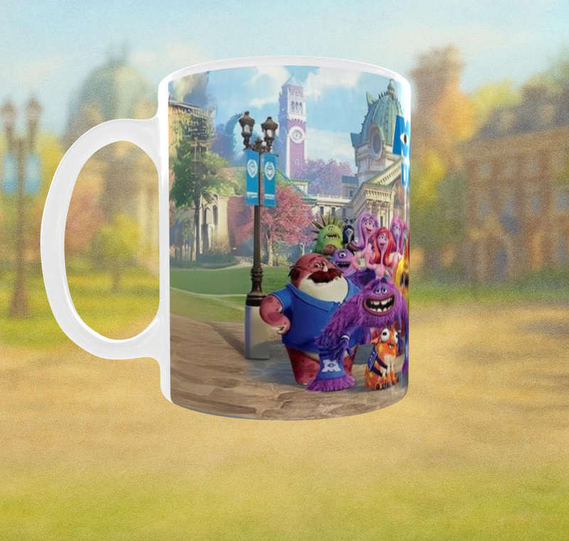 Monsters University Campus Mug  11oz Ceramic Full Character Wrap