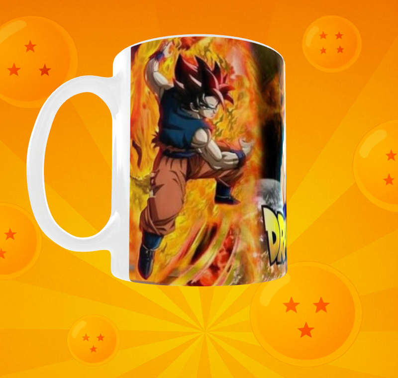 Dragon Ball Super Goku Mug  Ultra Instinct Anime Coffee Cup | Mojo Prints