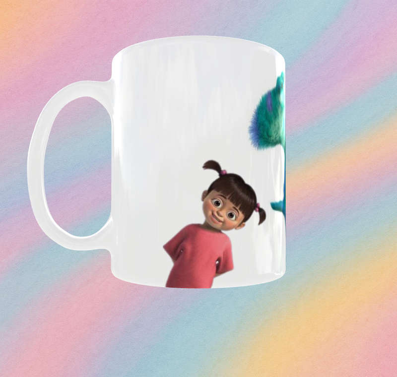 Monsters Inc Character Pose Mug  11oz Ceramic with Boo, Sulley & Mike