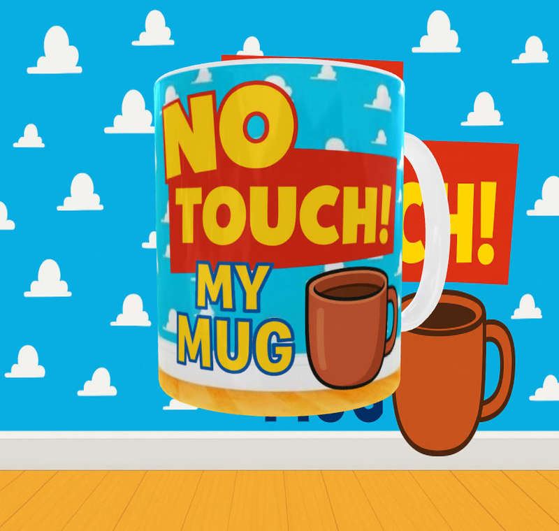 No Touch! Hamm Mug  Funny Toy Story Coffee Cup | Mojo Prints