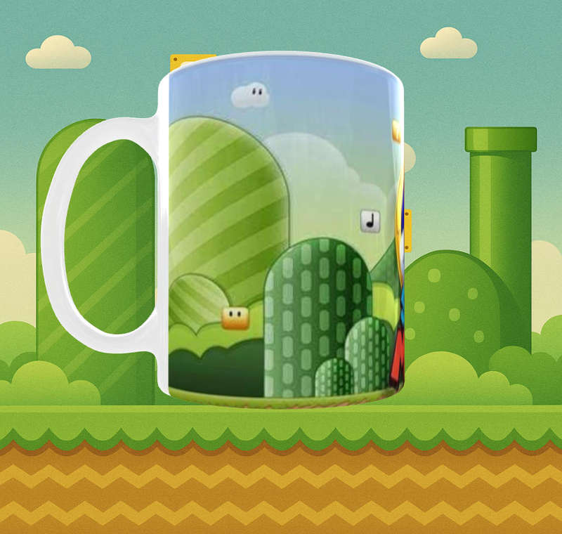 Super Mario Mug  Iconic Red Nintendo Game Cup | Mario Brothers Gift (11oz)