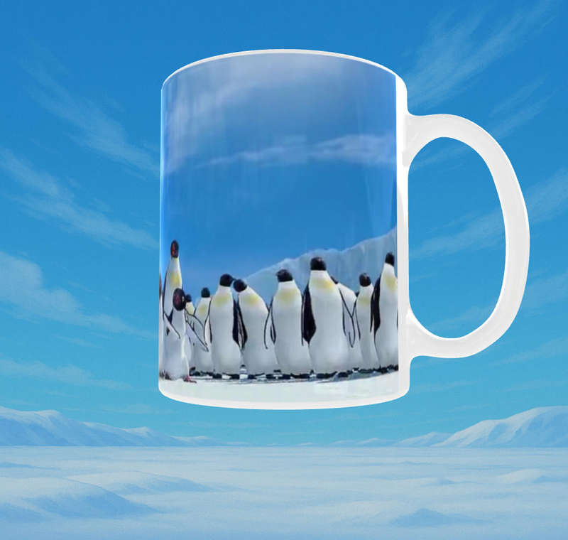 Happy Feet Penguins Mug - Full Wraparound Design