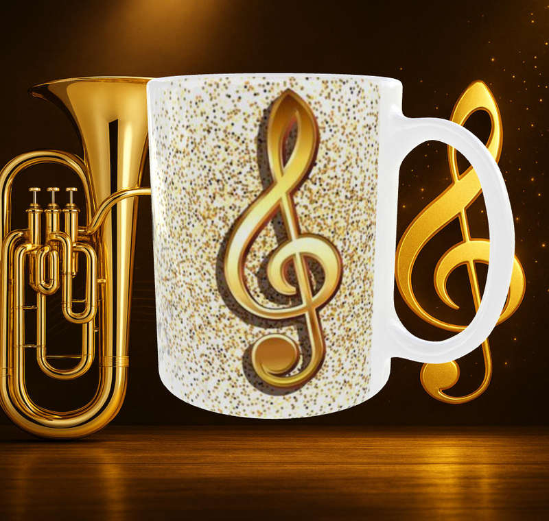 Musical Instruments Mug - Guitar | Saxophone | Flute | Cello | More