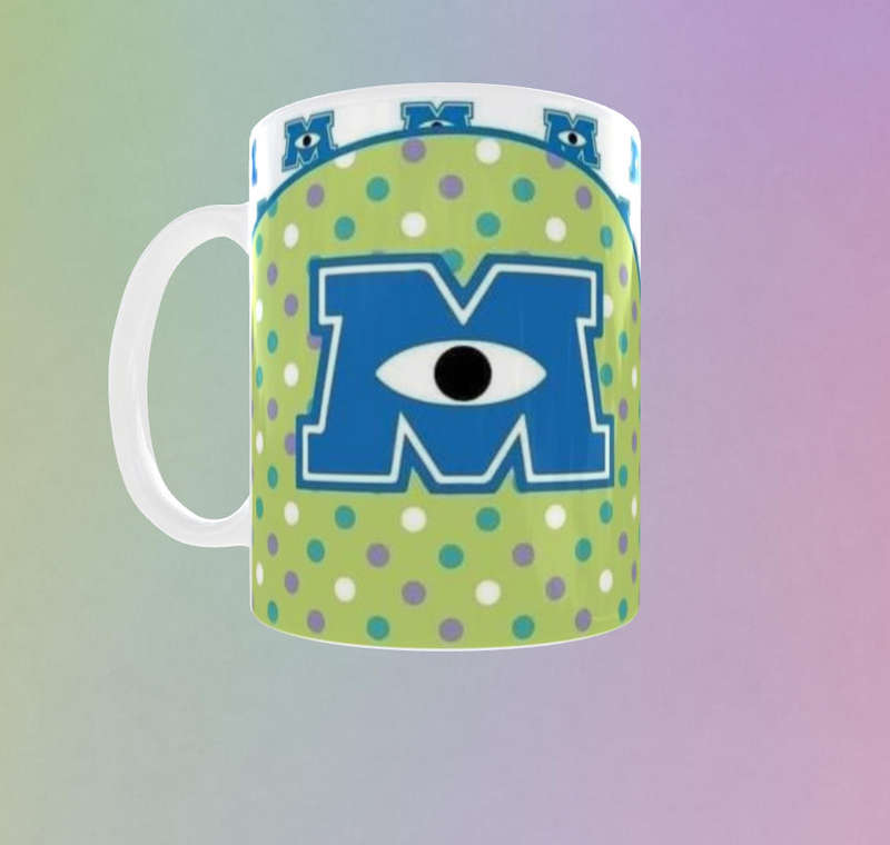  Monsters Inc Sulley Polka Dot Mug  11oz Ceramic for Kids & Fans
