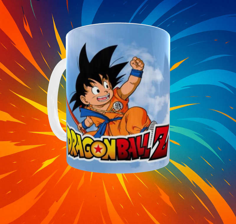 Dragon Ball Z Goku Mug  Iconic Anime Hero in Action | 11oz Ceramic Mug by Mojo Prints