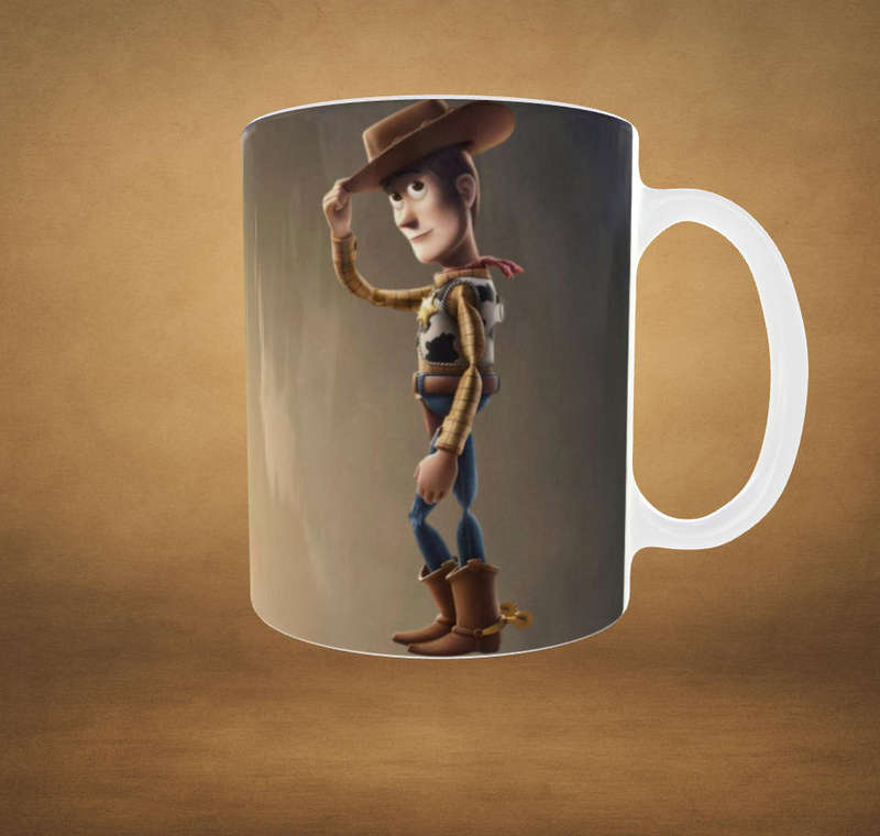 Woody Toy Story Mug  11oz Ceramic Mug  Classic Pixar Sheriff Design