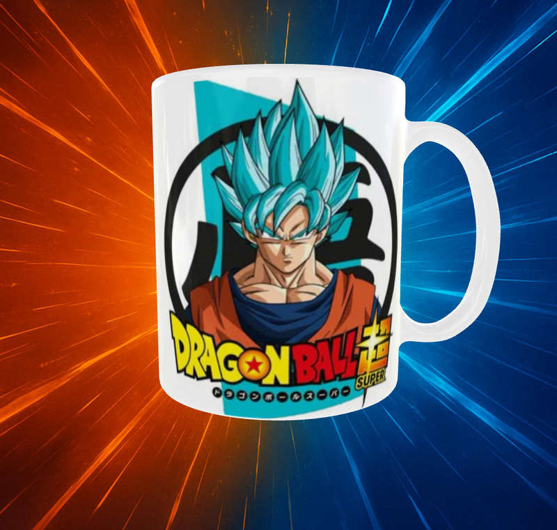 Dragon Ball Z Goku Evolution Mug  Anime Coffee Cup for DBZ Fans