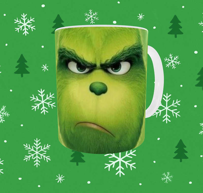  The Grinch Dont Touch My Mug Ceramic Mug  Funny Christmas Gift 