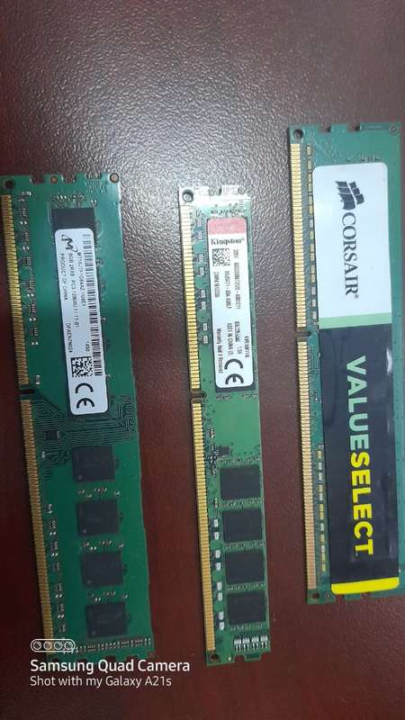 KINGSTON AND CORSAIR RAM  20gig