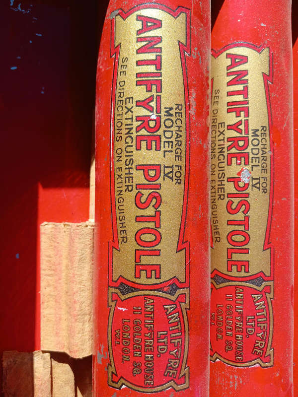 Vintage Pistol Fire Extinguisher Cartridges