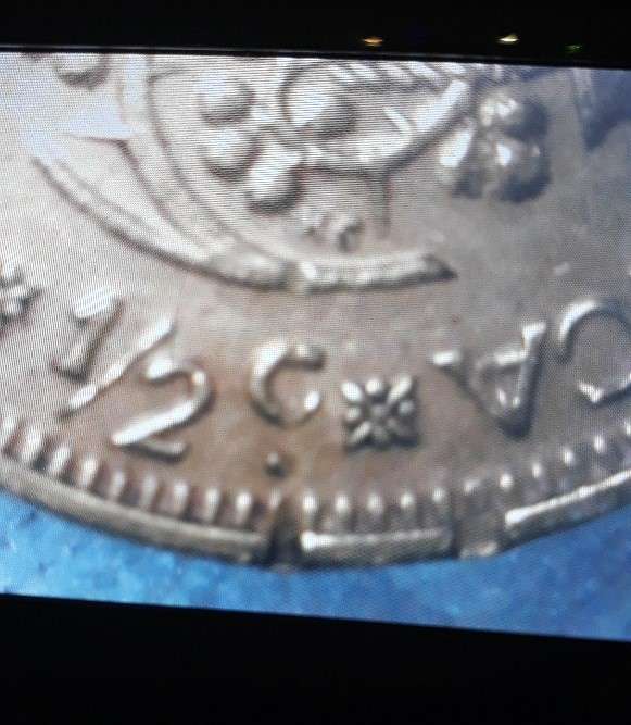1961 South African half cent coin with very unique and scarce ERRORS parallel clip rim clipping