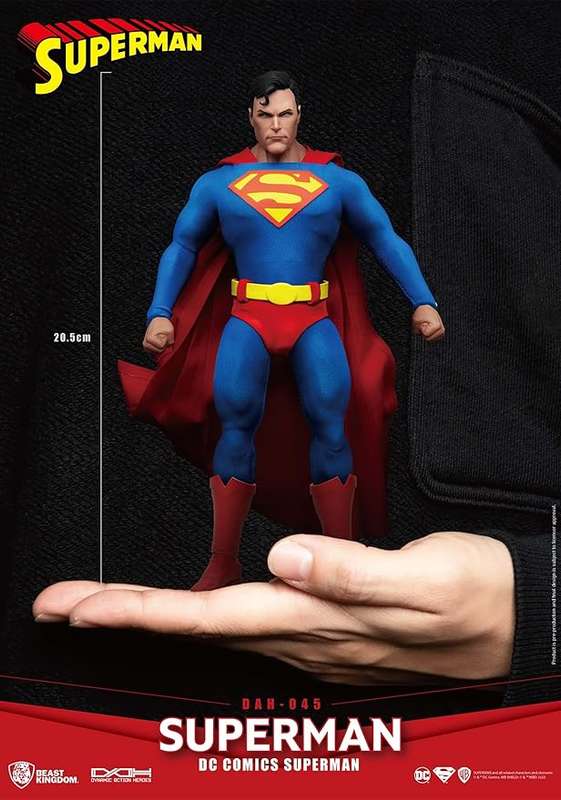 Beast Kingdom DC Comics: Superman DAH-045 Dynamic Action Action Figure