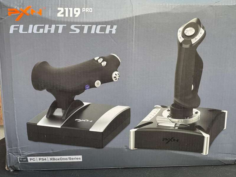 Flight simulator stick