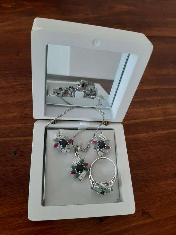 925 Silver Jewellery Set