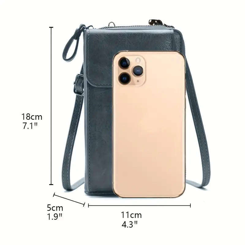 Stylish Women's Soft Crossbody Phone Bag