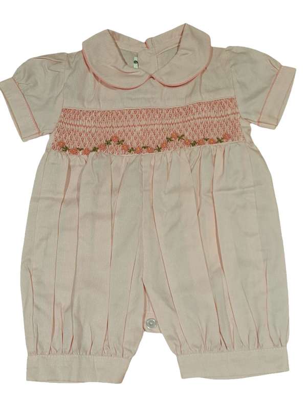 Baby Girls Pink Shorty Romper/Jumpsuit 6-12 months