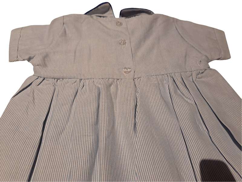 Baby Boy Bleu 'Smock' Romper/Jumpsuit Shorty 6-12 months