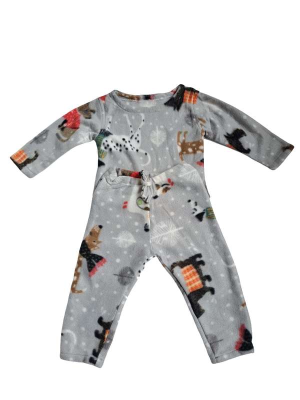 Baby Boys Grey Pyjamas/Sleepwear Set Long Sleeve 6-12 months