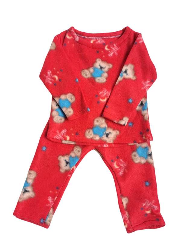 Kids Girls Red Pyjamas/Sleepwear Set 2-3 years/3-4 years