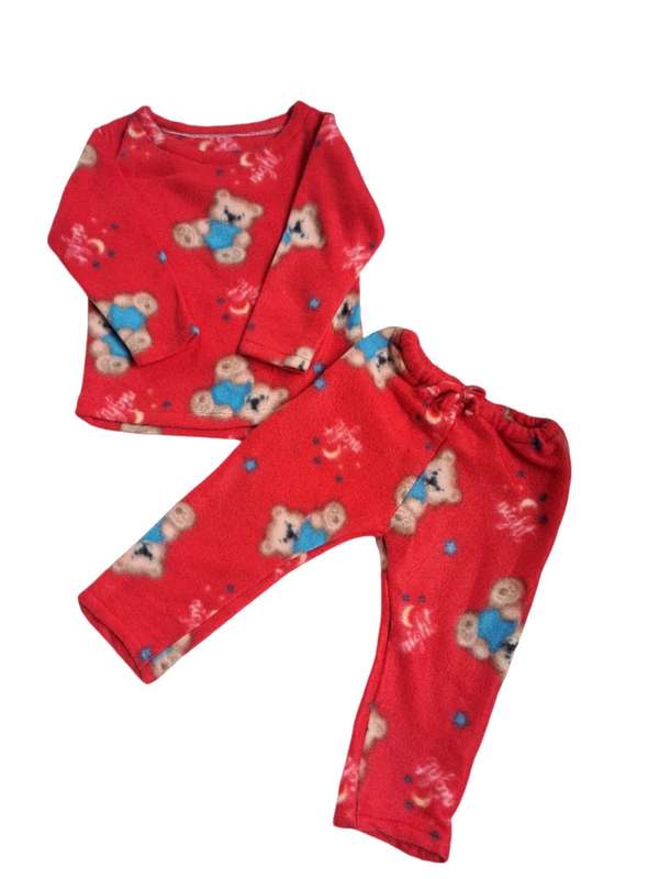 Kids Girls Red Pyjamas/Sleepwear Set 2-3 years/3-4 years