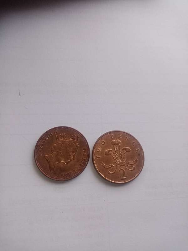 1989 and 1992 two pence