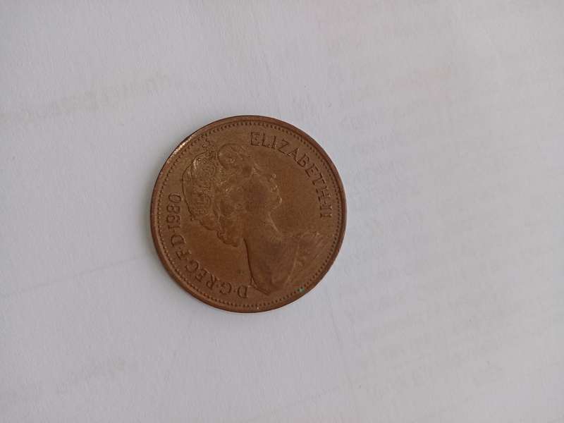 Very rare 1980 (2 pence new) in good condition