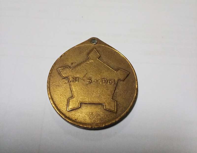 Republic of south africa 31/05/1961 Bronz medal