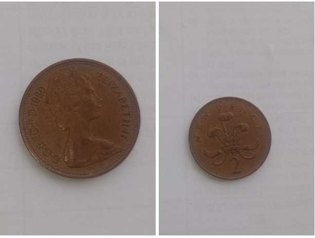 Very rare 1980 new pence 2 pence coin (very good condition)