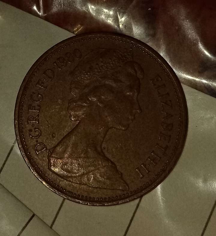 Very rare 1980 (2 pence new) in good condition