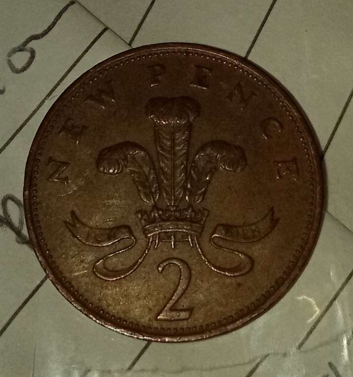 Very rare 1980 (2 pence new) in good condition