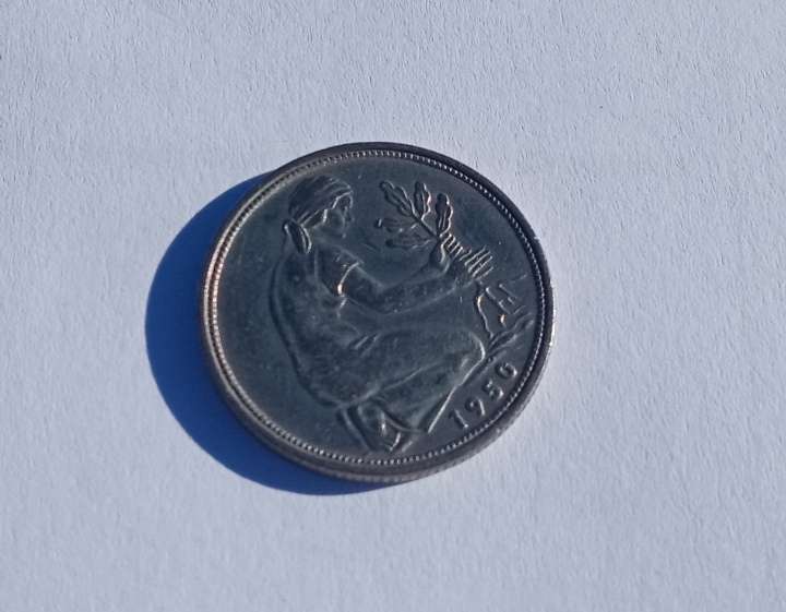 German pfenning 50D 1950