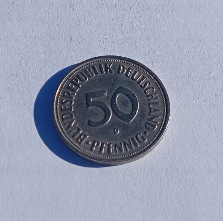 German pfenning 50D 1950