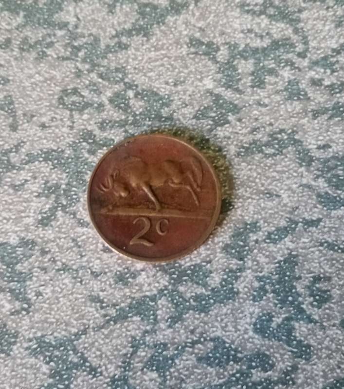 1974 (2) cent coin