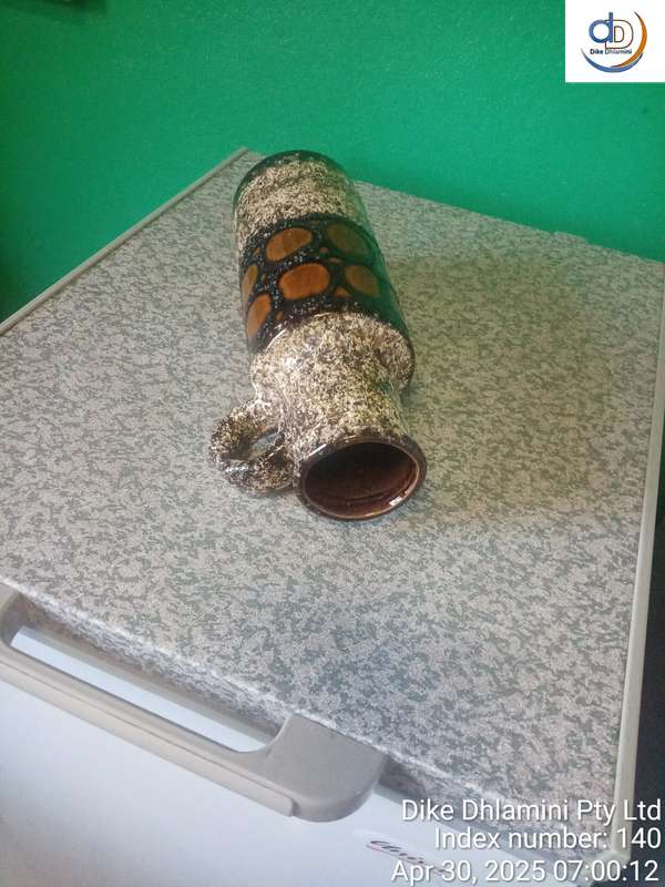 Vintage "fat lava" vase specifically a scheurich keramik vase from West Germany