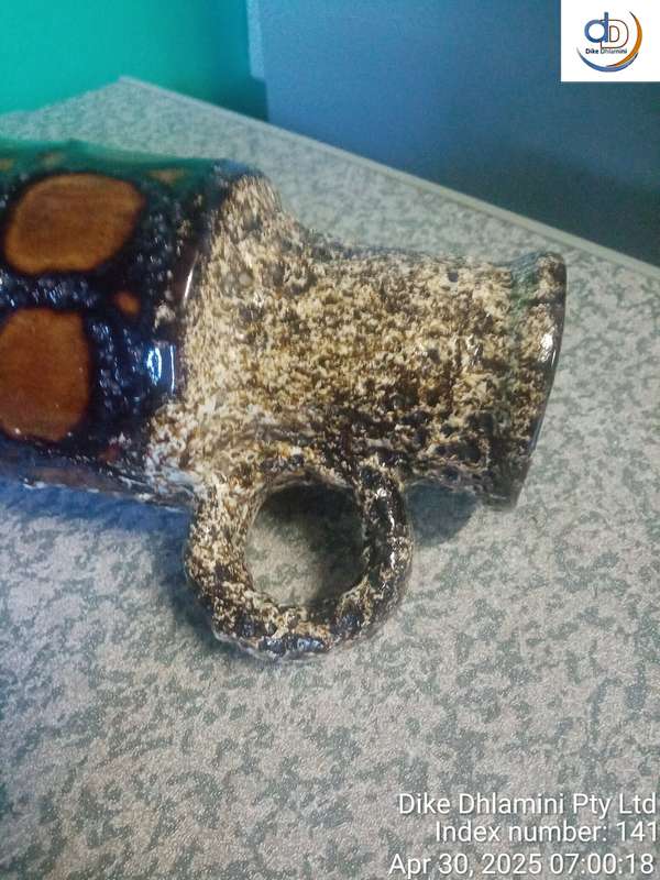 Vintage "fat lava" vase specifically a scheurich keramik vase from West Germany